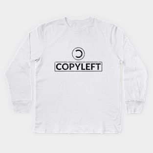 copyleft Kids Long Sleeve T-Shirt